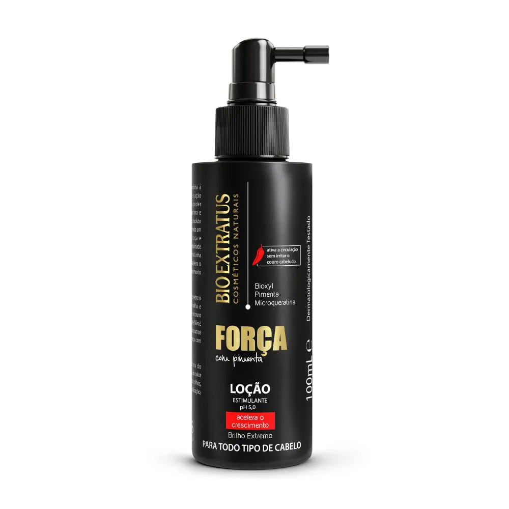 Loção Capilar Estimulante Força Com Pimenta Bio Extratus 100ml