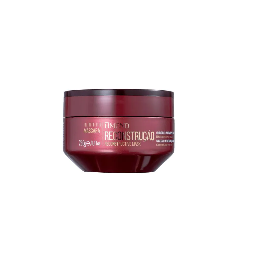 AMEND MASCARAS ESSENCIAIS MáSCARA DE RECONSTRUçãO 250G
