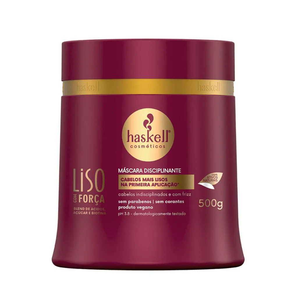 HASKELL LISO COM FORCA MASCARA DE TRATAMENTO 500G