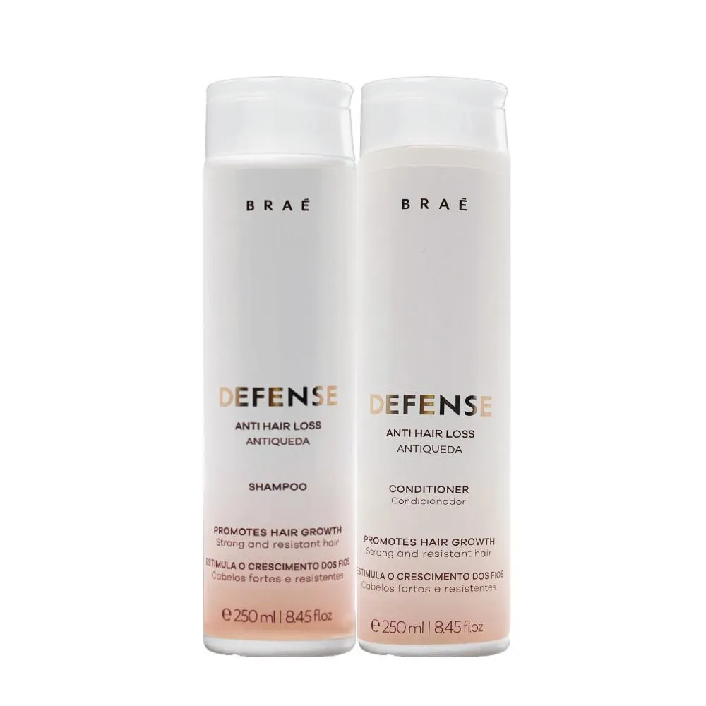 Kit Braé Defense Antiqueda Hair Loss - Condicionador 250ml (2 Unidades)