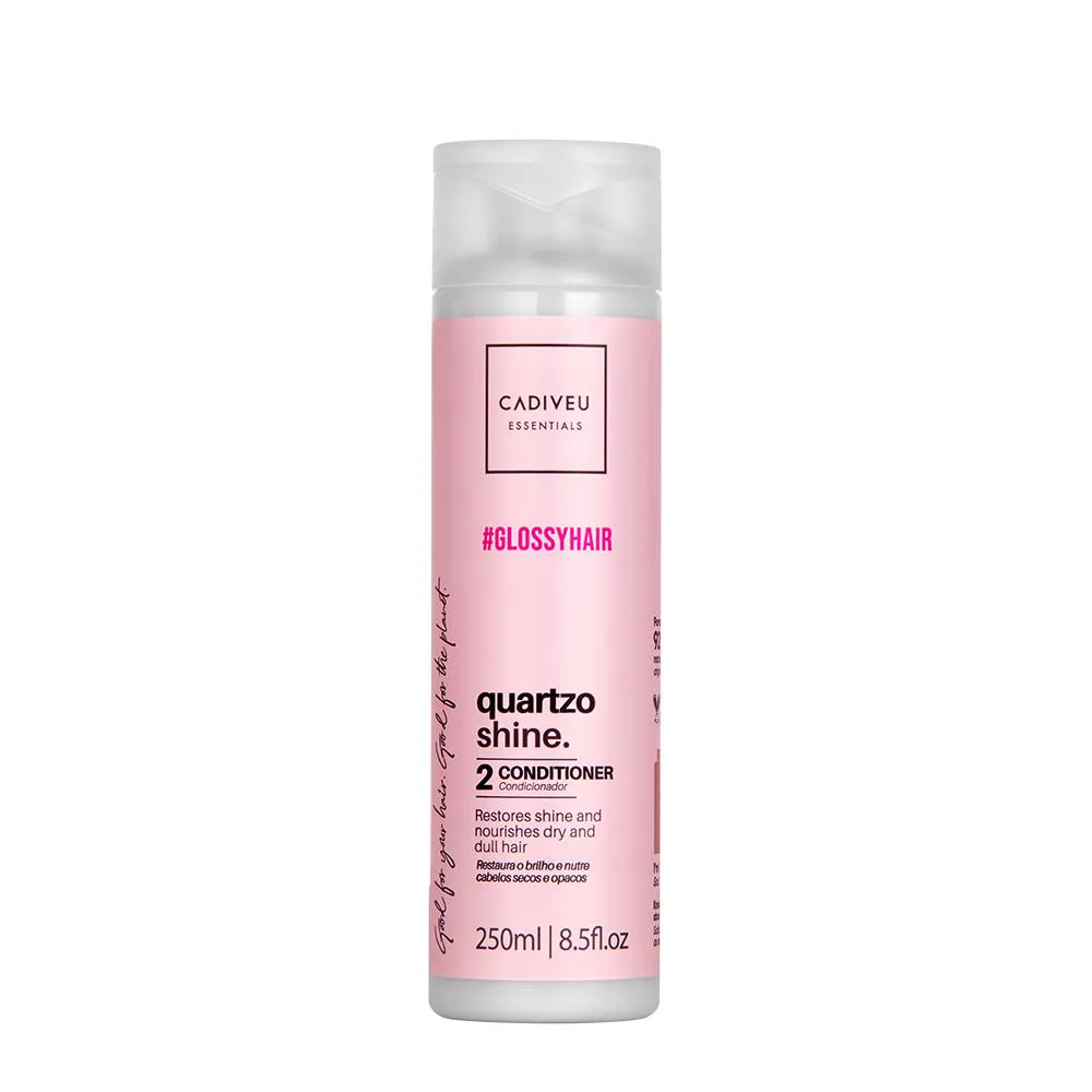 Condicionador Vegano Cadiveu Essentials Quartzo Shine Brilho 250ml