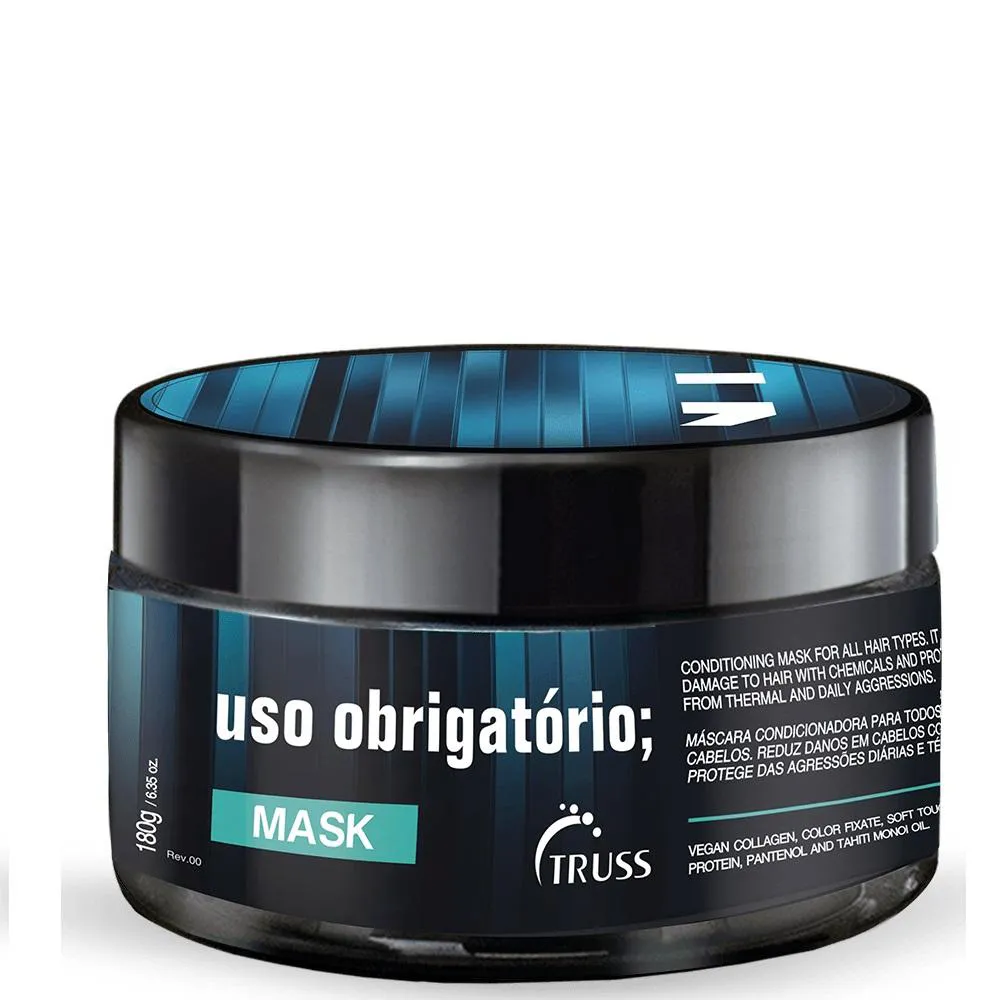 Truss Uso Obrigatório Mask - Máscara Capilar 180G