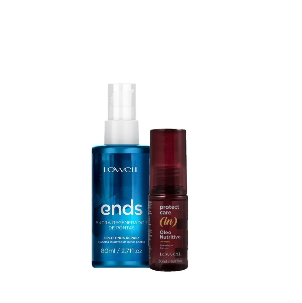 KIT LOWELL DUO OIL NUTRIçãO REPARAçãO (2 PRODUTOS)