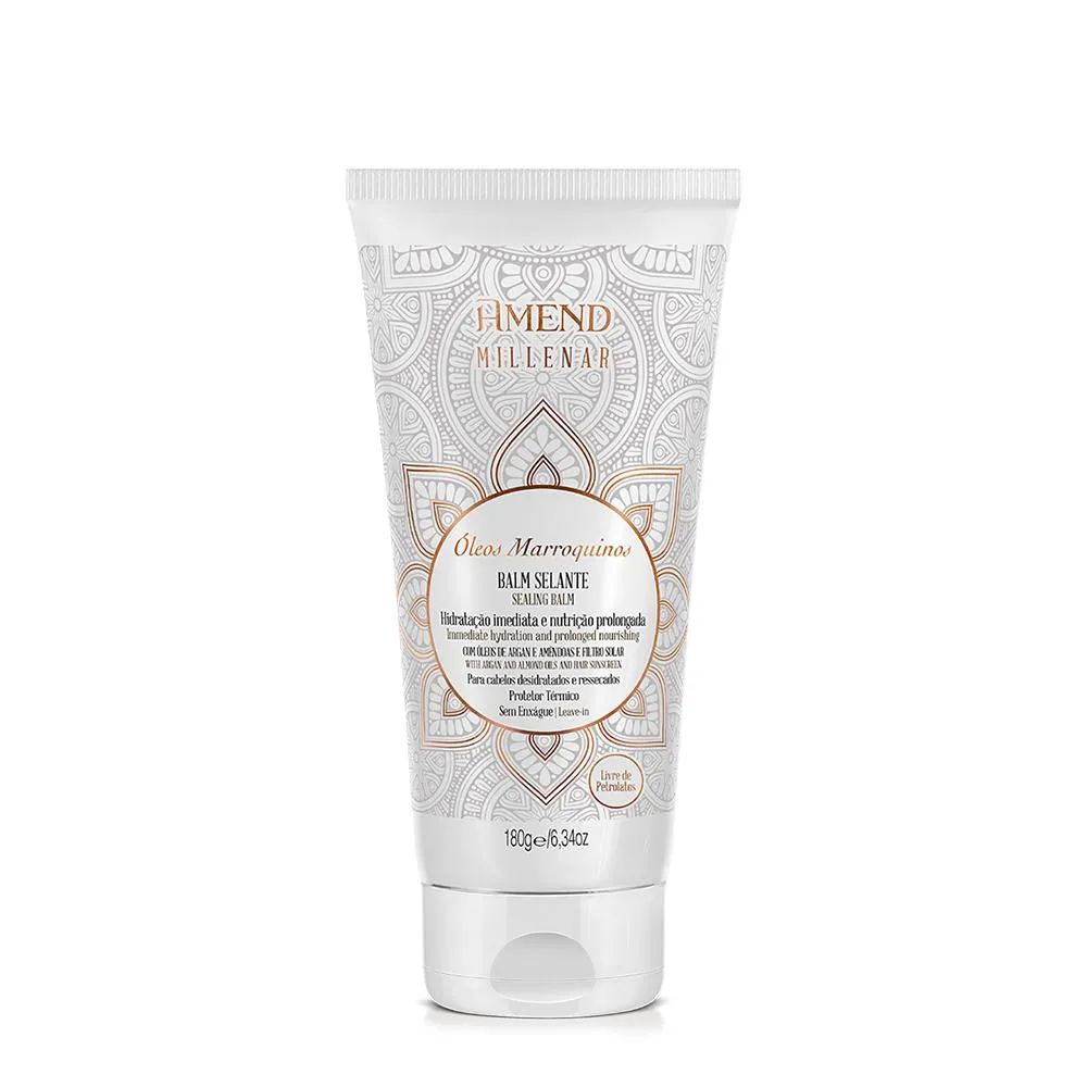 AMEND MILLENAR ÓLEOS MARROQUINOS BALM SELANTE - LEAVE-IN 180G