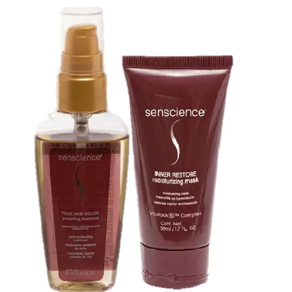 Senscience True Hue Color Protecting Tratamento 55ml E Inner Restore Moisturizing Mask 50ml