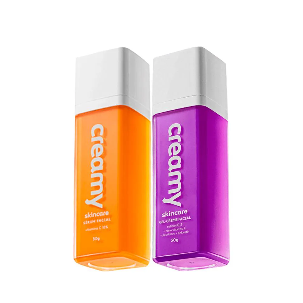 Kit Creamy Skincare Antirugas (2 Produtos)