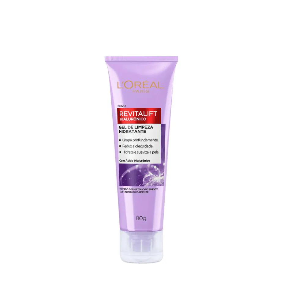 L?ORéAL PARIS REVITALIFT HIALURôNICO GEL DE LIMPEZA FACIAL 80G