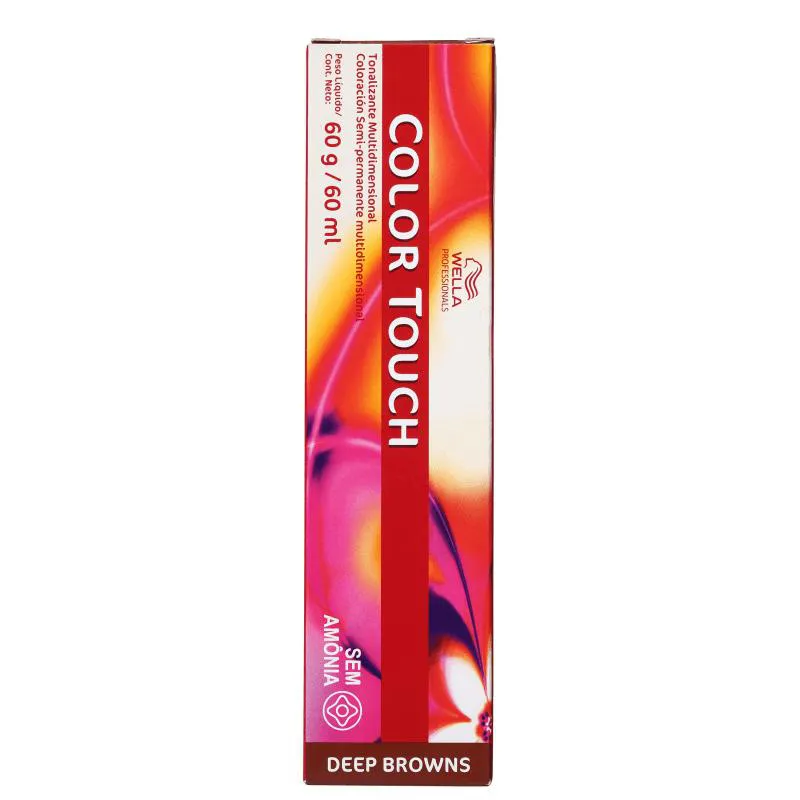 Wella Professionals Color Touch 7/7 Louro Médio Marrom - Tonalizante 60G