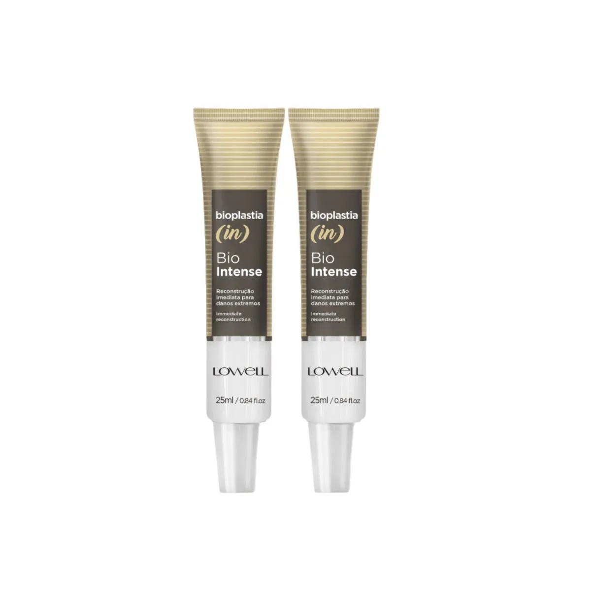 KIT LOWELL BIOPLASTIA (IN) - MáSCARA CAPILAR 25ML (2 UNIDADES)