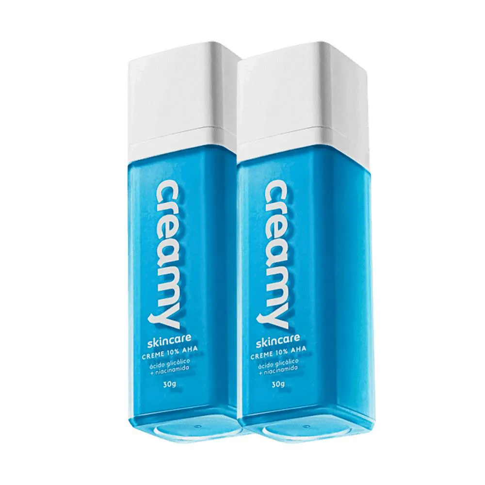 Kit Creamy Ácido Glicólico - Creme Redutor De Linhas 30G (2 Unidades)