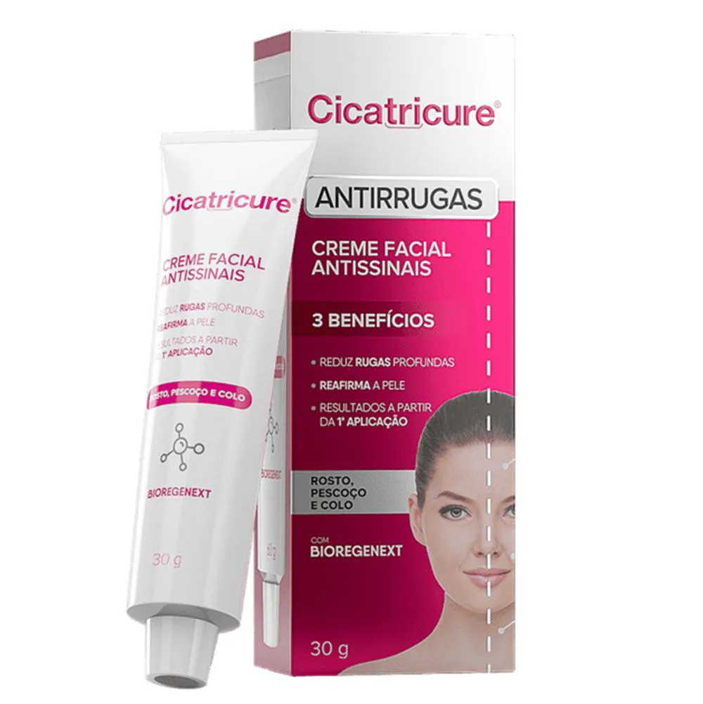 CICATRICURE ANTISSINAIS CREME ANTI IDADE 30G
