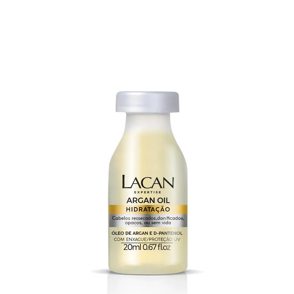 LACAN ARGAN OIL HIDRATAçãO - AMPOLA DE TRATAMENTO 20ML