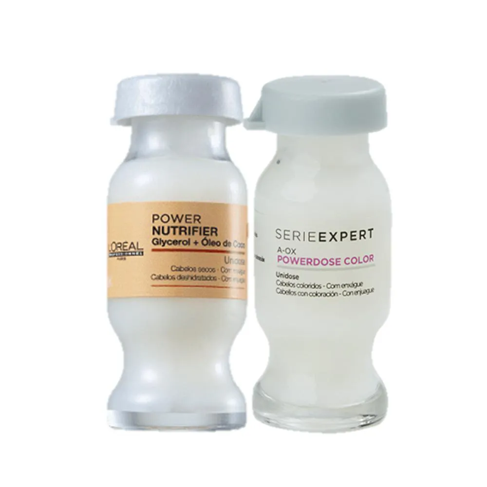 Kit L'Oréal Professionnel Ampolas Nutrifier + Vitamino Color 10ml (2 Produtos)