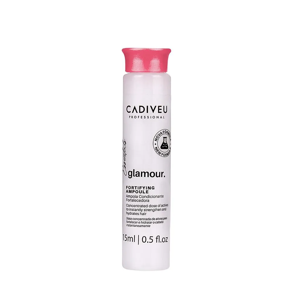 CADIVEU PROFESSIONAL GLAMOUR RUBI RECONSTRUTOR IMEDIATO - AMPOLA CAPILAR 15ML