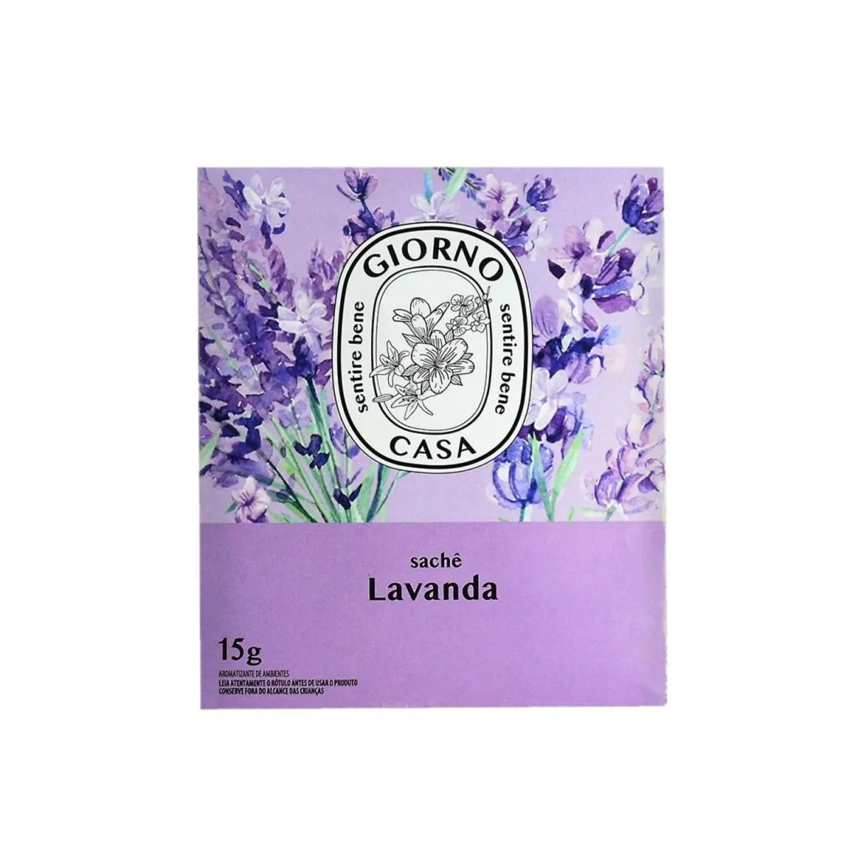 GIORNO CASA SENTIRE BENE LAVANDA - SACHê AROMATIZANTE DE AMBIENTE 15G