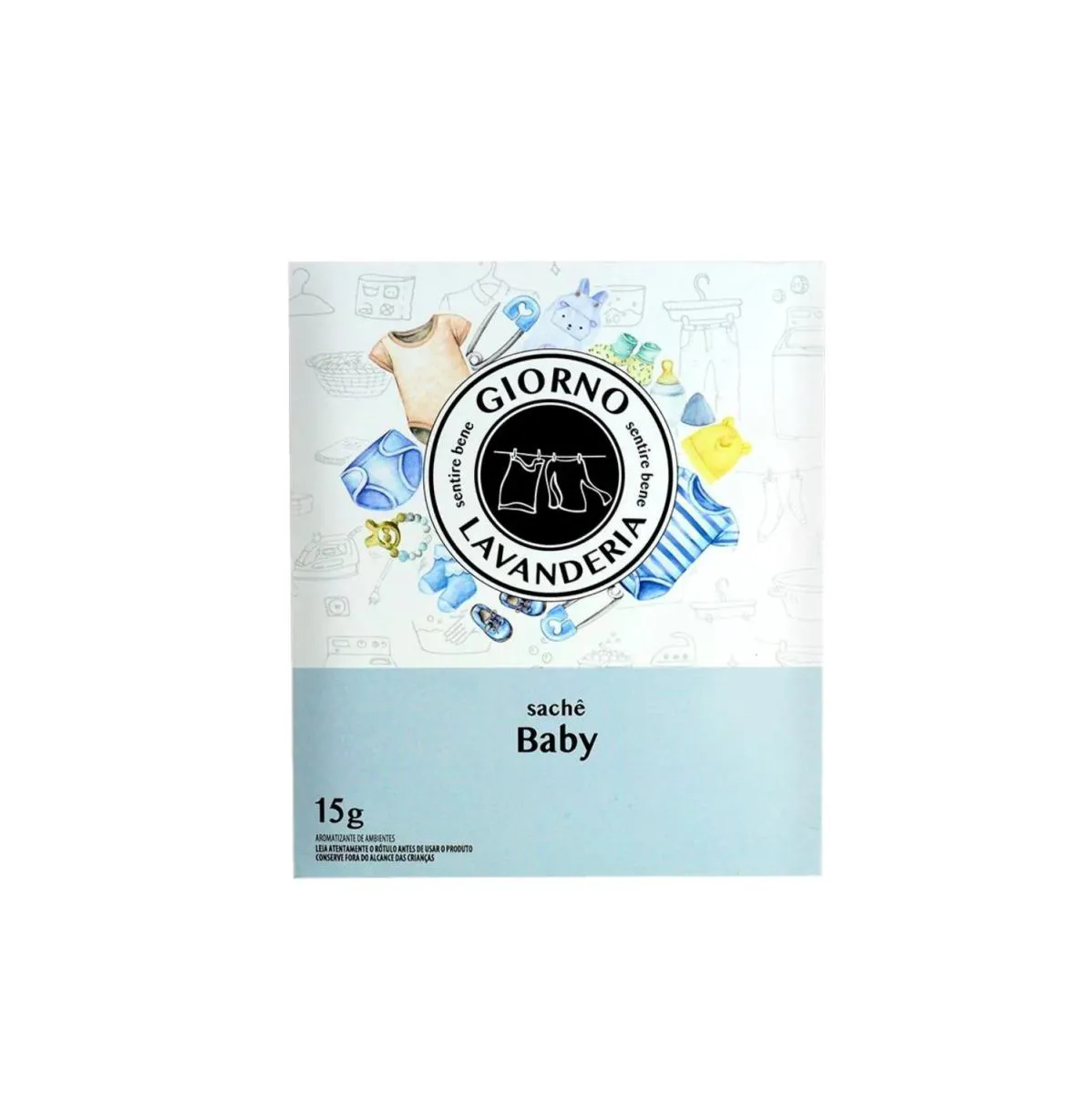 GIORNO CASA SENTIRE BENE BABY - SACHê AROMATIZANTE DE AMBIENTE 15G