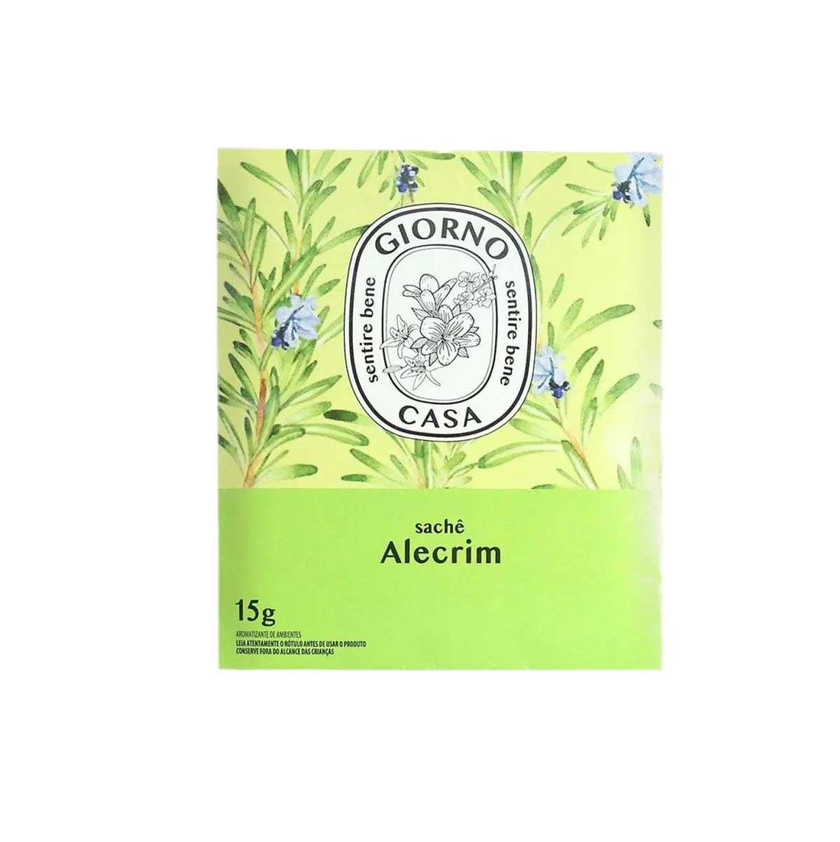 GIORNO CASA SENTIRE BENE ALECRIM - SACHê AROMATIZANTE DE AMBIENTE 15G