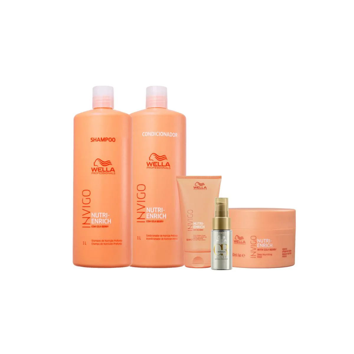 Kit Wella Professionals Invigo Nutri - Enrich Tratamento Light (5 Produtos)