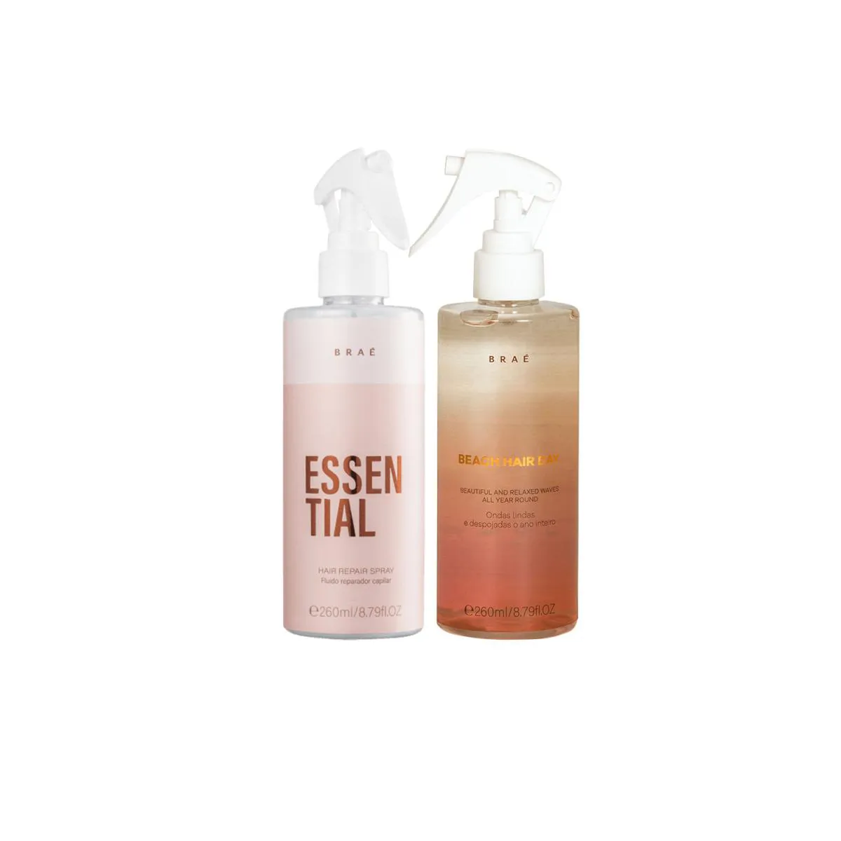 Kit Braé Beach Hair Essential Proteção Finalizadora (2 Produtos)