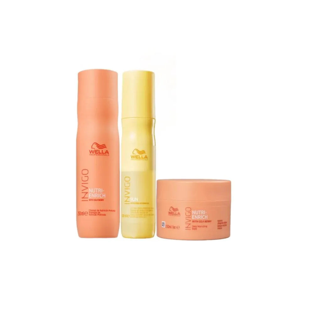 Kit Wella Professionals Trio Invigo Nutri - Enrich Presente (3 Produtos)