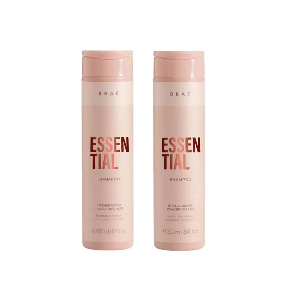 Kit Braé Essential - Shampoo 250ml (2 Unidades)