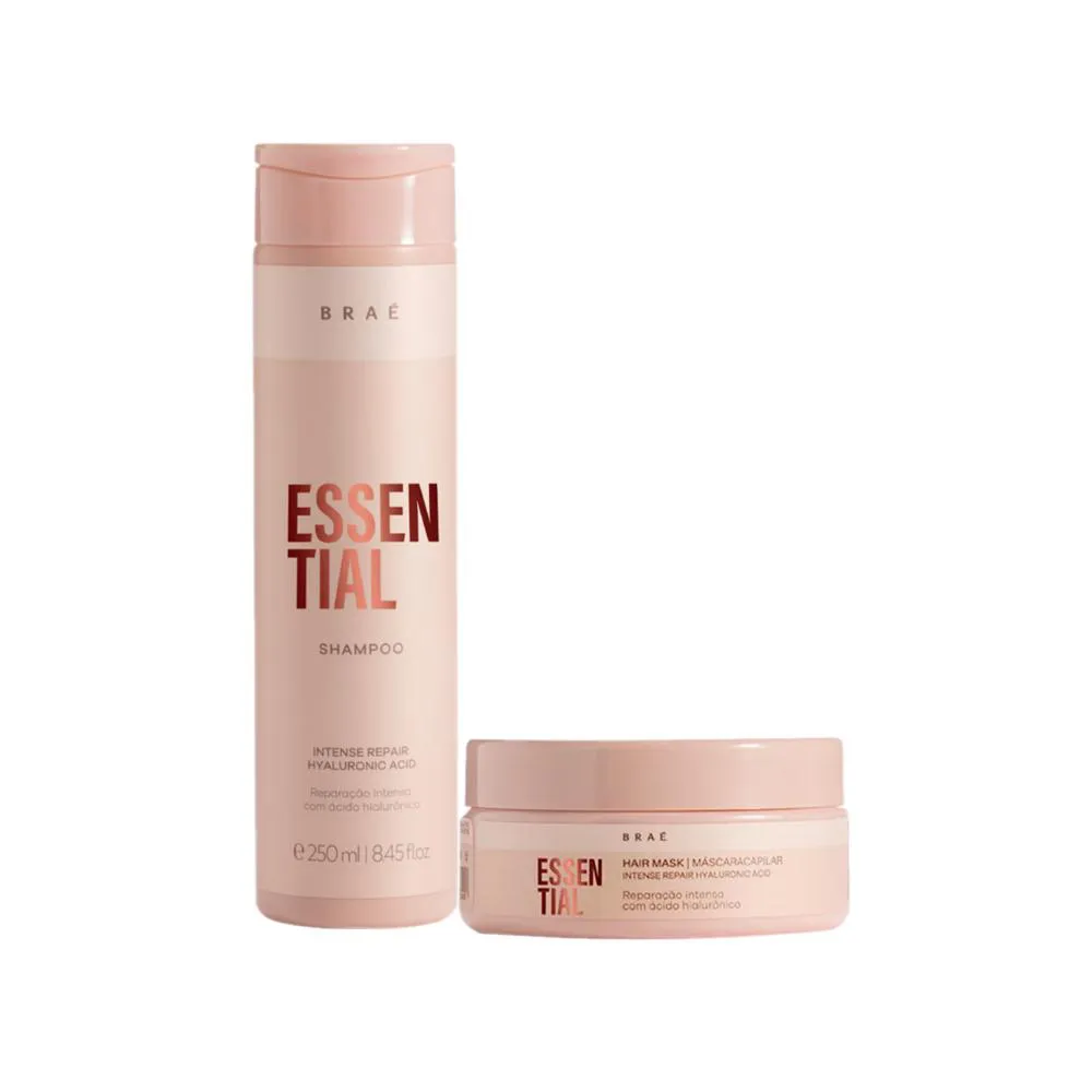 Kit Braé Essential Shampoo E Máscara (2 Produtos)