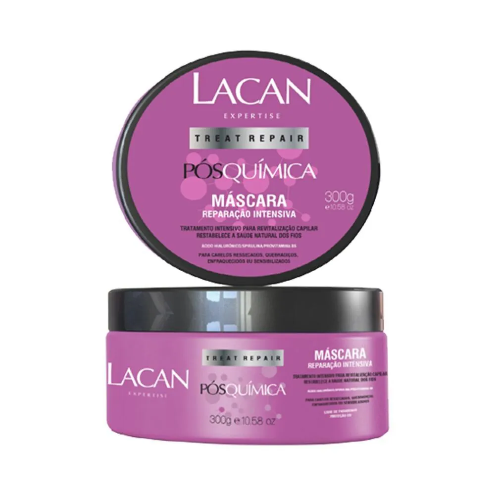 LACAN TREAT REPAIR PóS QUíMICA MáSCARA REPARAçãO INTENSIVA 300G