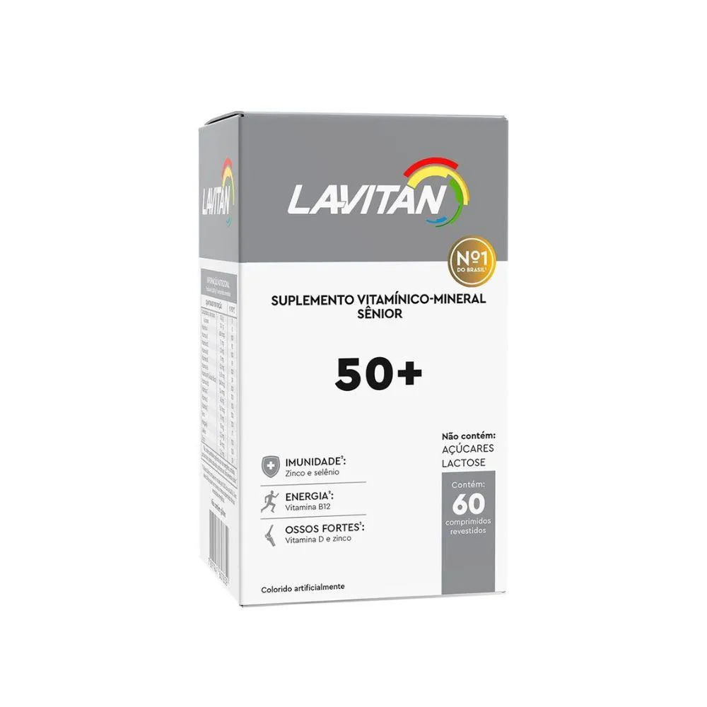 LAVITAN SUPLEMENTO 50+ 60 COMPRIMIDOS