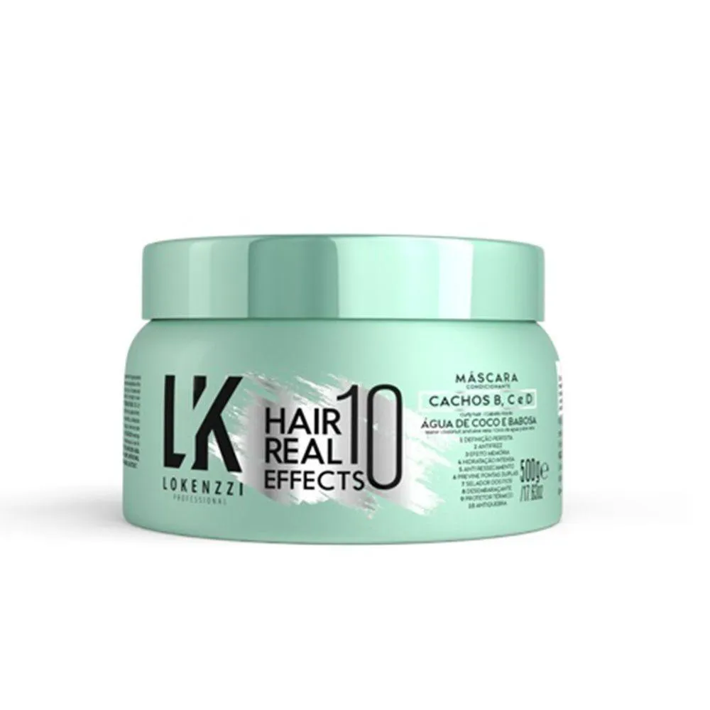 MASCARA LOKENZZI CACHOS HAIR REAL 10 EFFECTS 500G