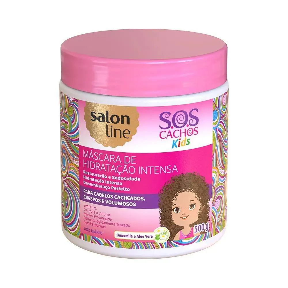 MASCARA DE HIDRATACAO INTENSA SOS CACHOS KIDS 500G