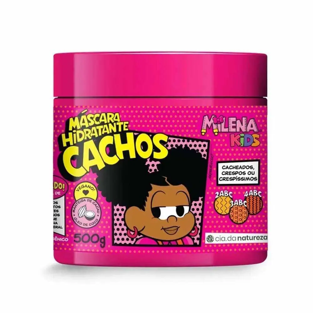 MASCARA HIDRATANTE CACHOS MILENA KIDS  500G