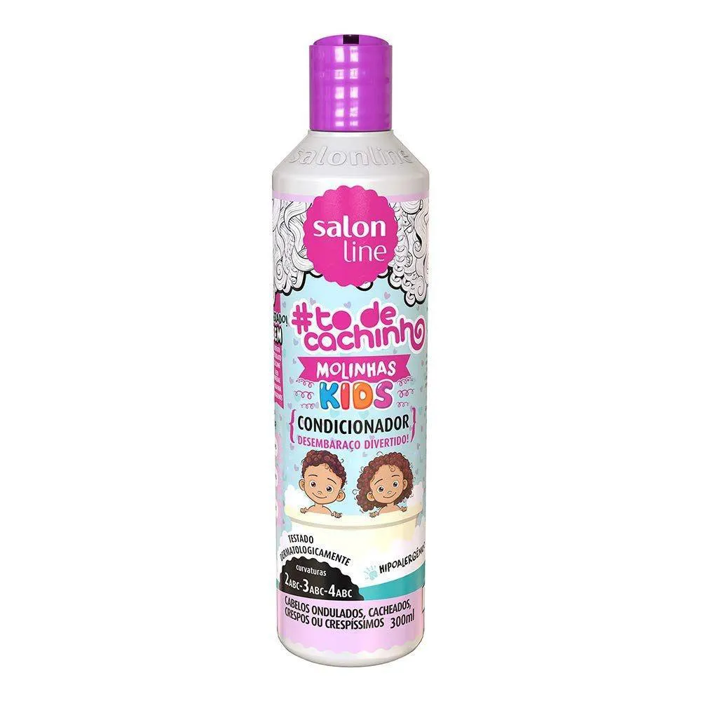 CONDICIONADOR SALON LINE TO DE CACHINHOS KIDS MOLINHAS 300ML
