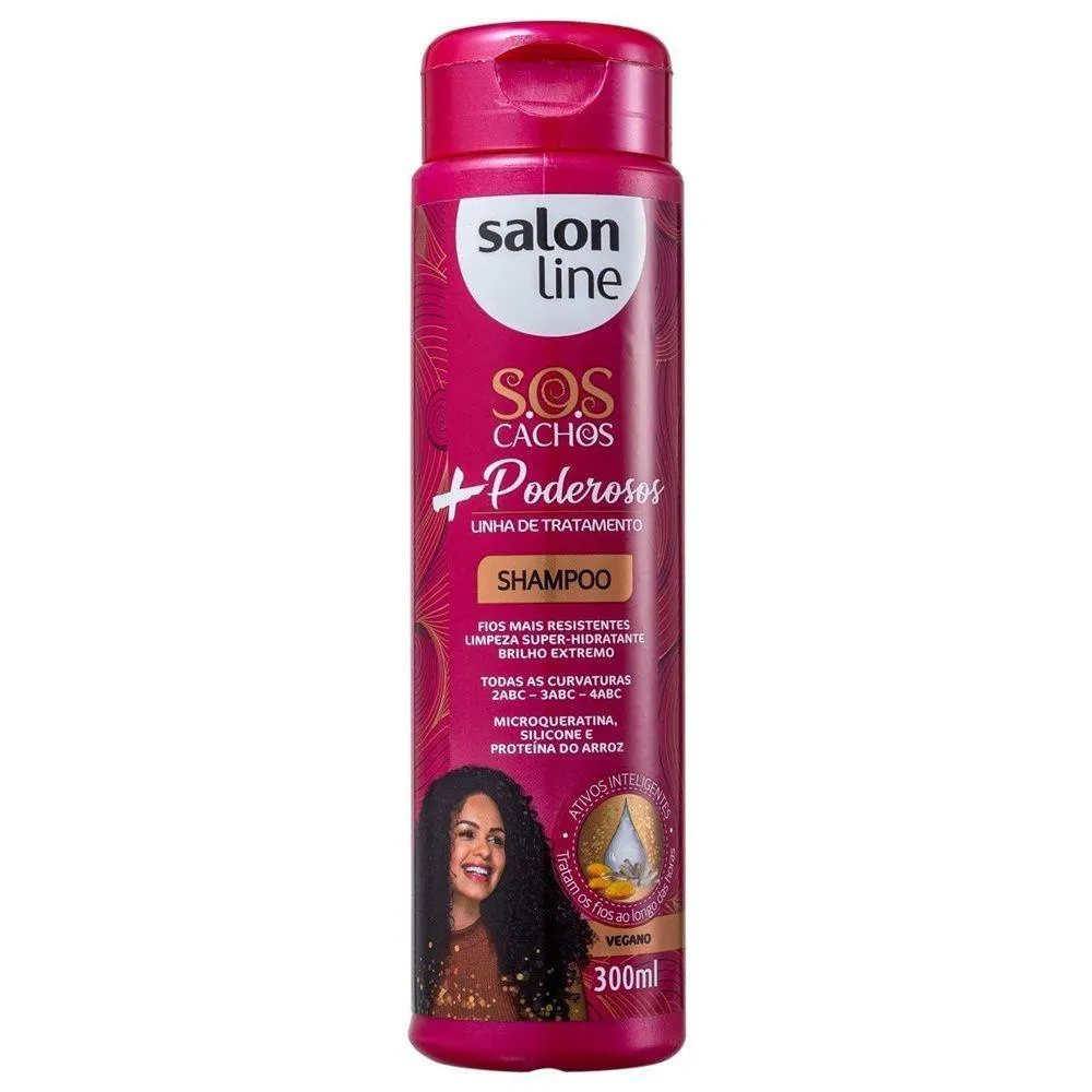 SALON LINE SHAMPOO SOS CACHOS + PODEROSOS 300ML