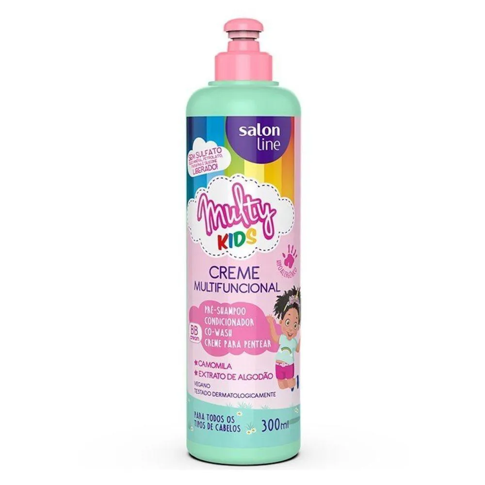 SALON LINE CREME MULTIFUNCIONAL MULTY KIDS 300ML