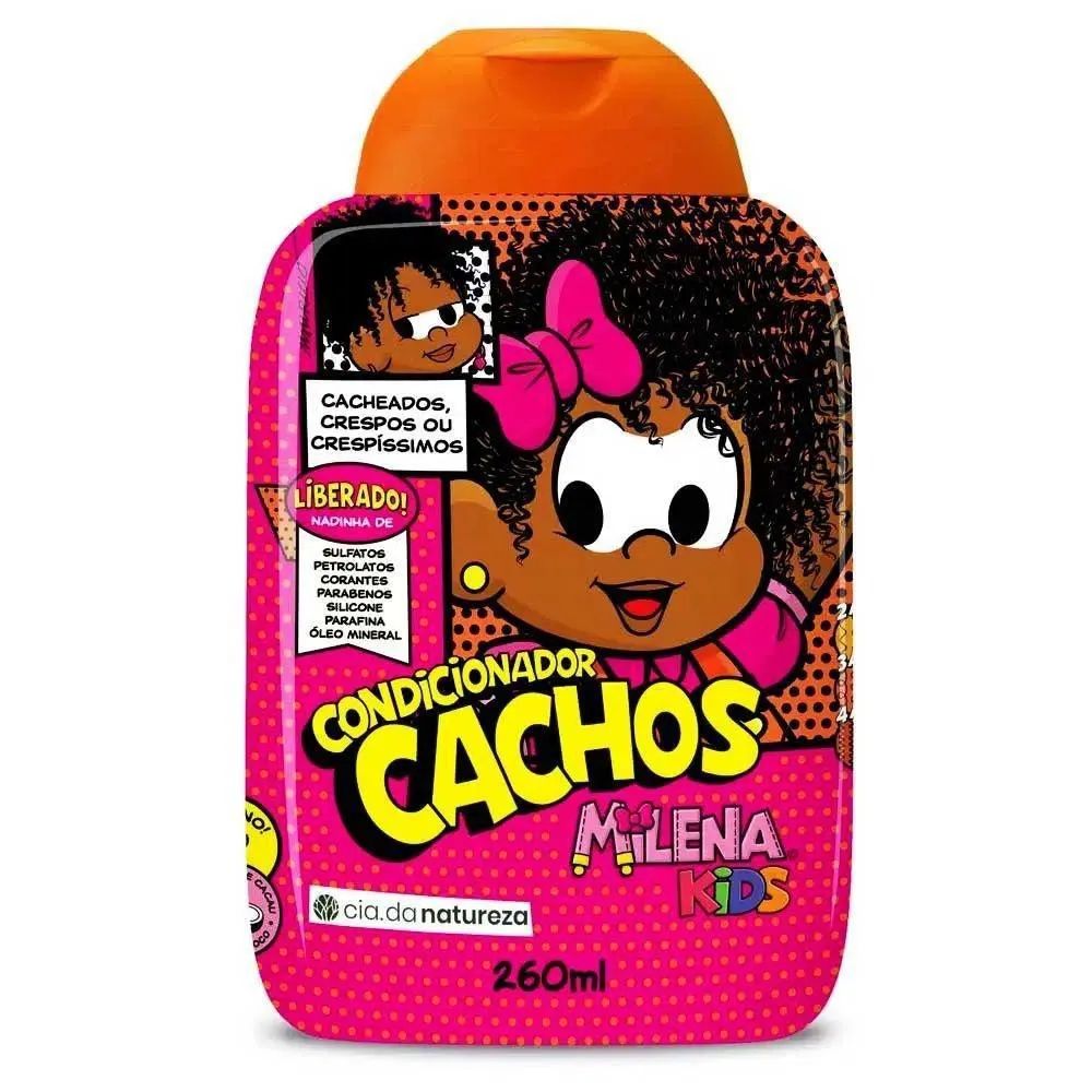 CONDICIONADOR MILENA KIDS CACHOS 260ML