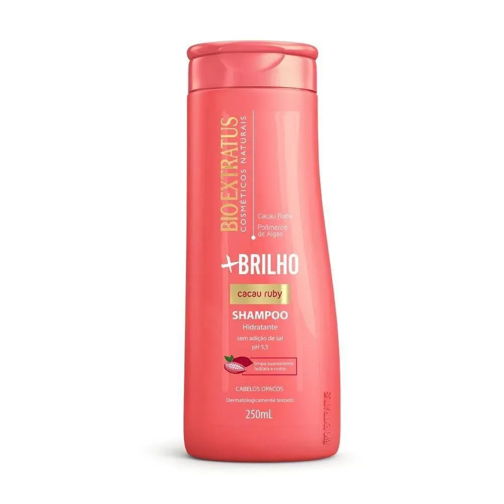 SHAMPOO BIO EXTRATUS MAIS BRILHO CACAU RUBY 250ML