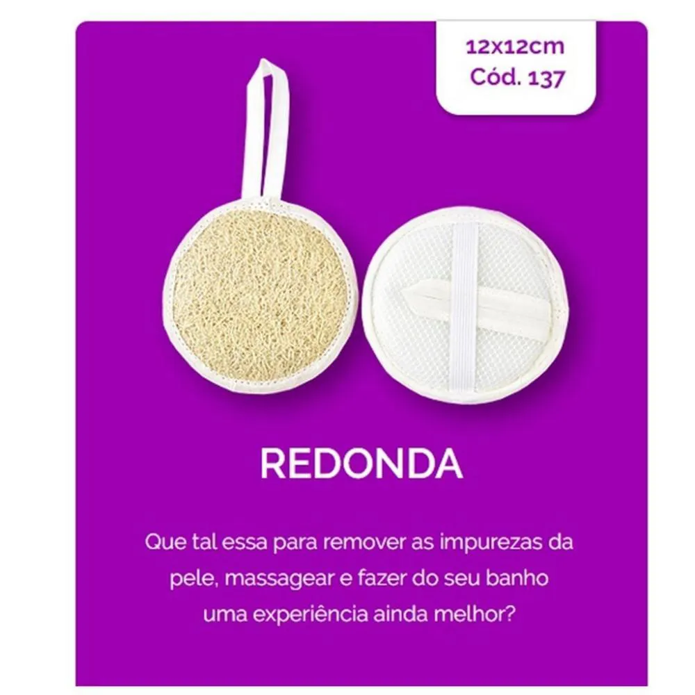 BUCHA VEGETAL ISABRASIL REDONDA G REF 137