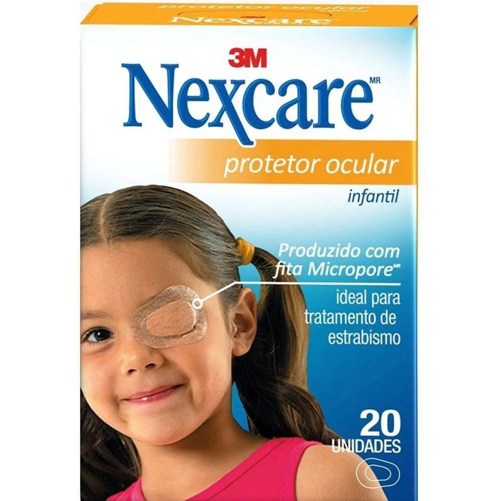 NEXCARE 3M PROTETOR OCULAR INFANTIL 20UN