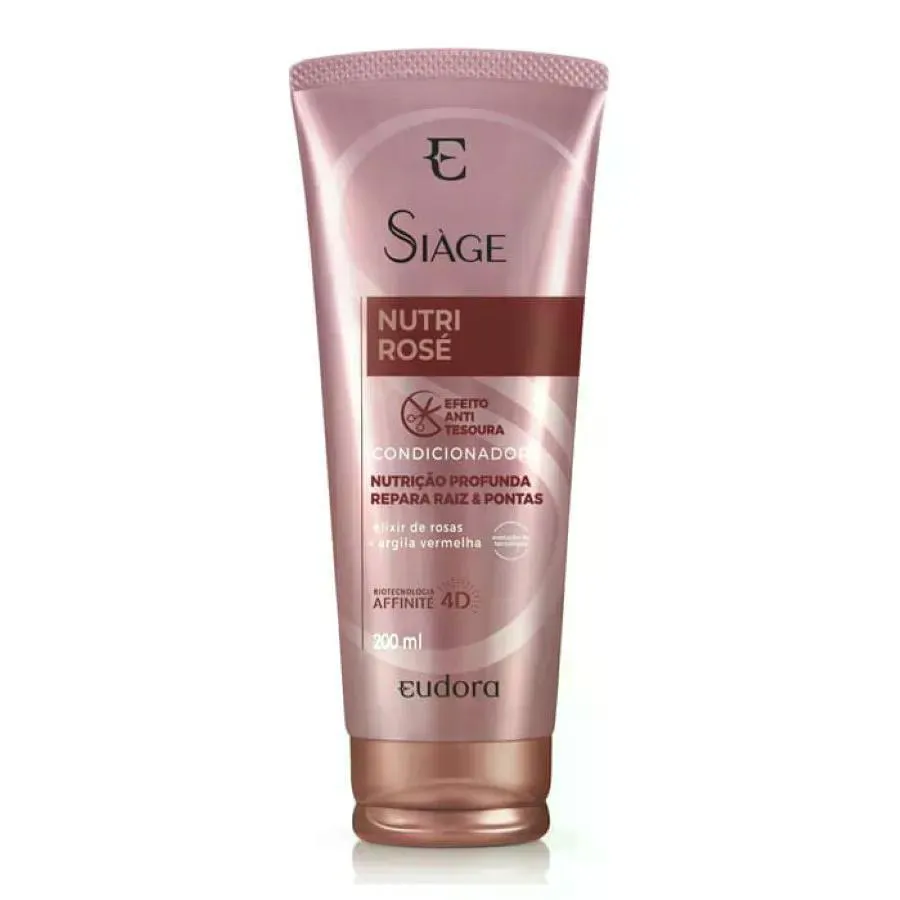 EUDORA CONDICIONADOR SIAGE NUTRI ROSÉ 200ML ( NOVA  FORMULA )