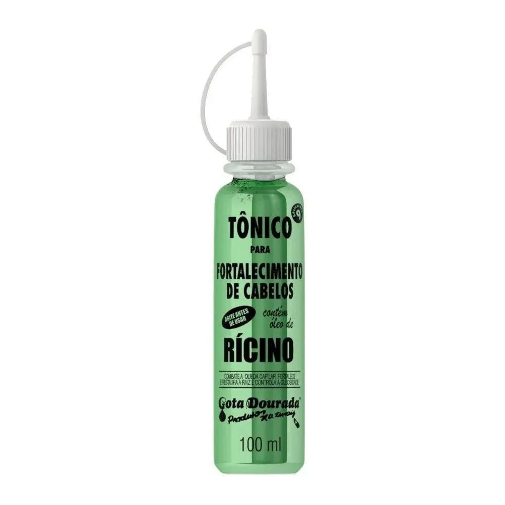 TONICO CAPILAR GOTA DOURADA FORTALECIMENTO RICINO 100ML