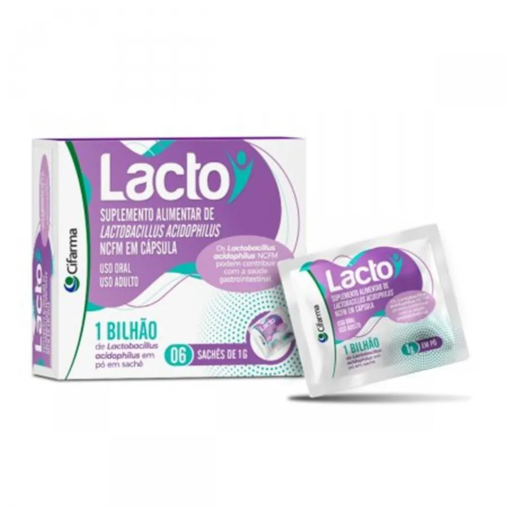 LACTO 1 BILHAO 6 SACHES CIFARMA