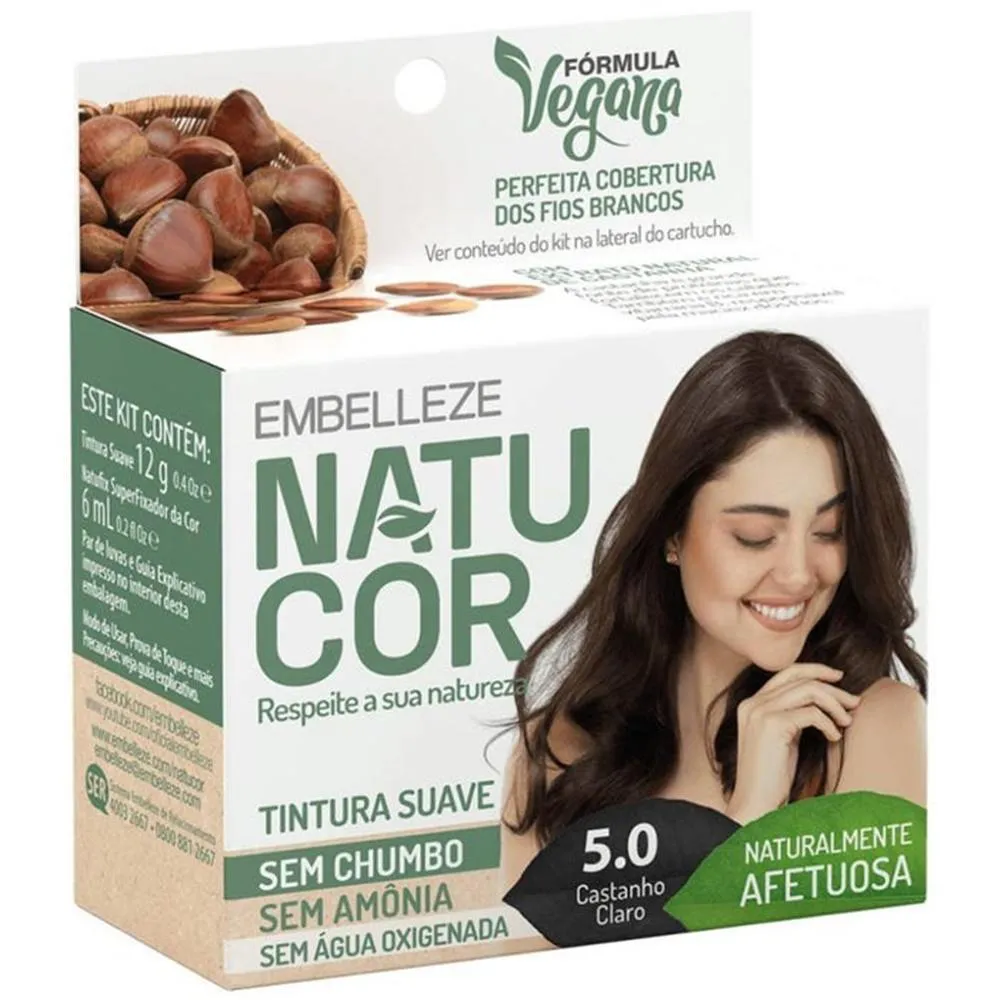 TINTURA NATUCOR  5.0 CASTANHO CLARO