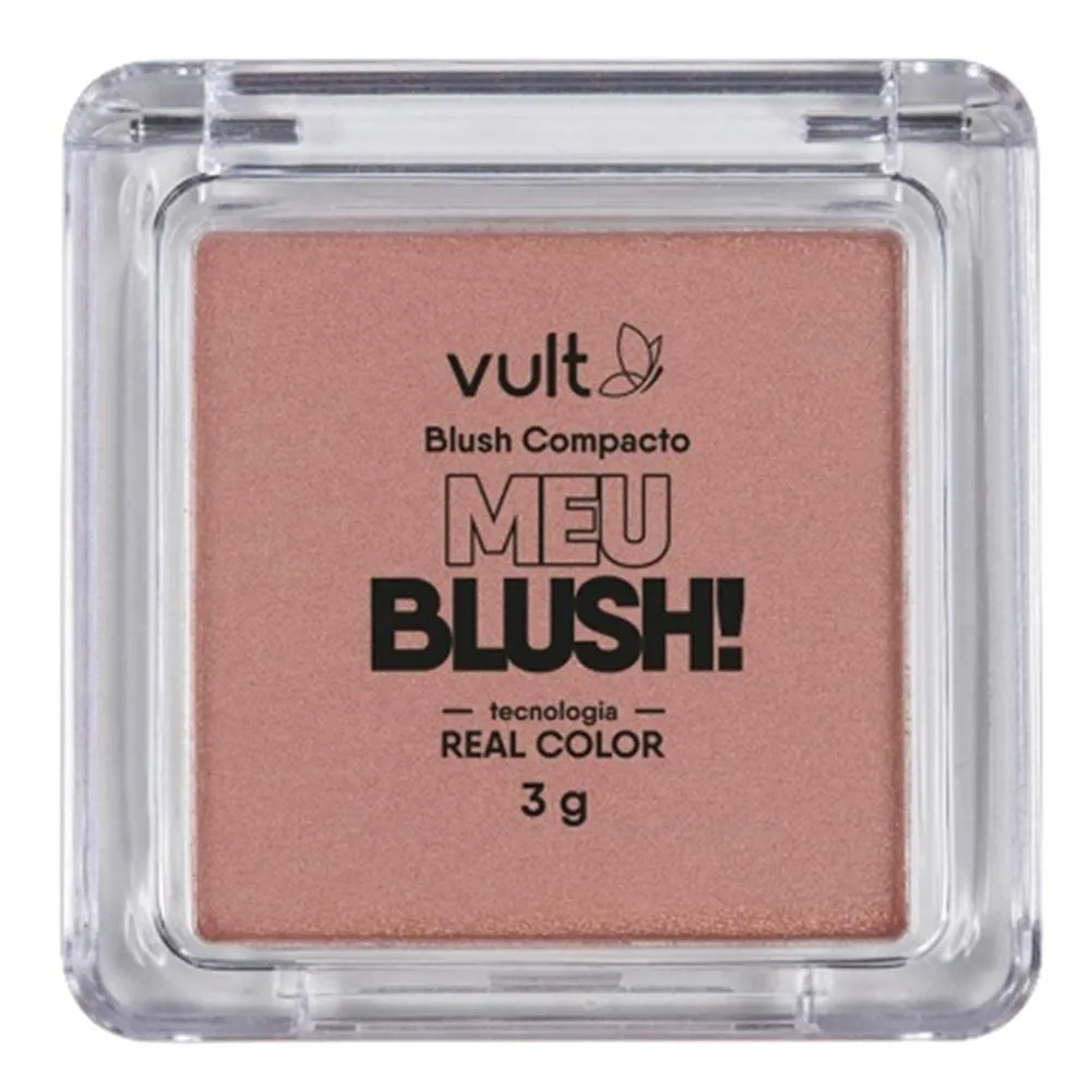 VULT MEU BLUSH! ROSA PEROLADO - BLUSH COMPACTO 3G