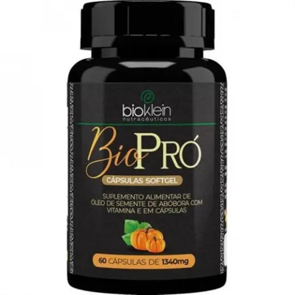 OLEO DE SEMENTE DE ABOBORA SOFTGEL 60UN BIOKLEIN