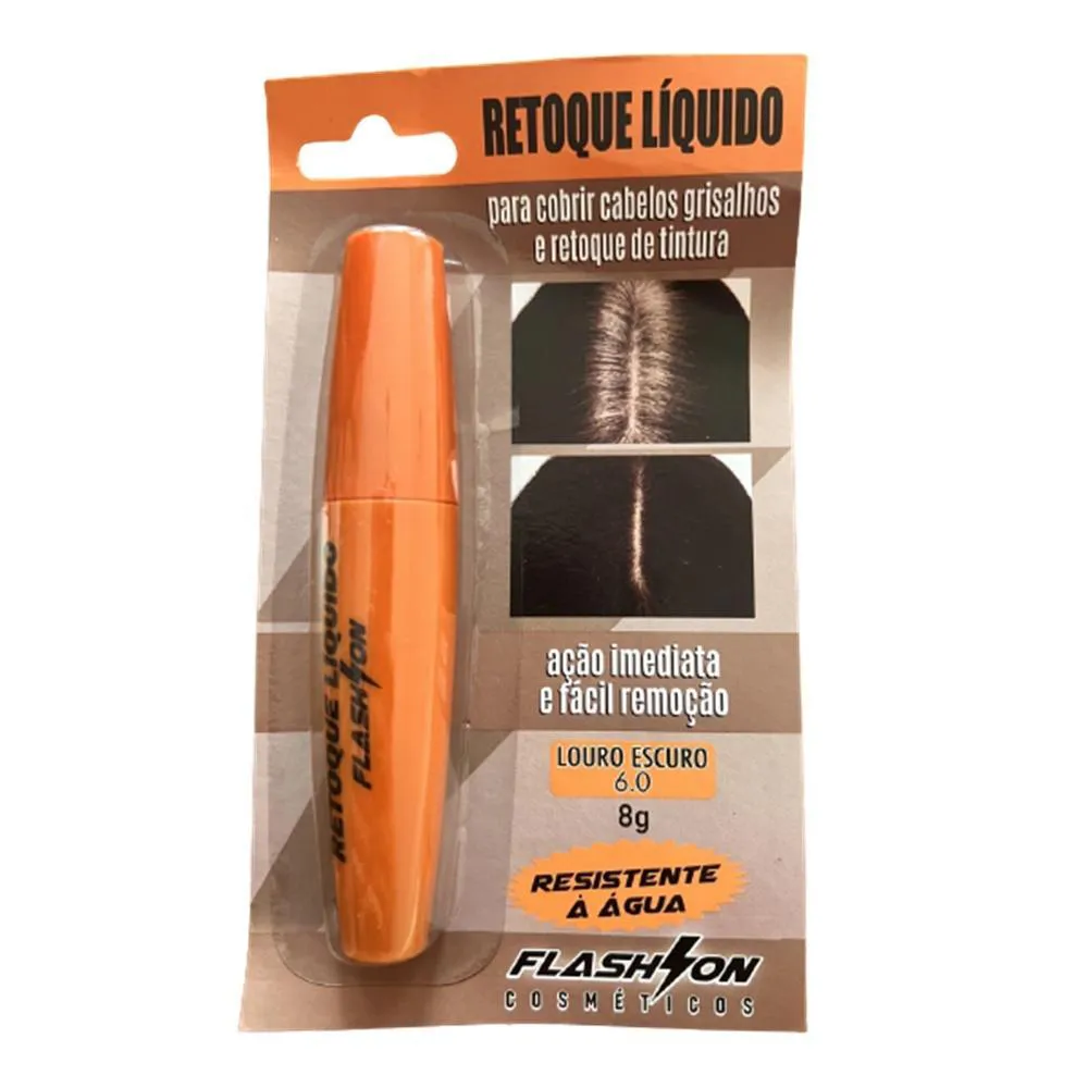 RETOQUE LIQUIDO FLASH ON 6.0 LOURO ESCURO 8G