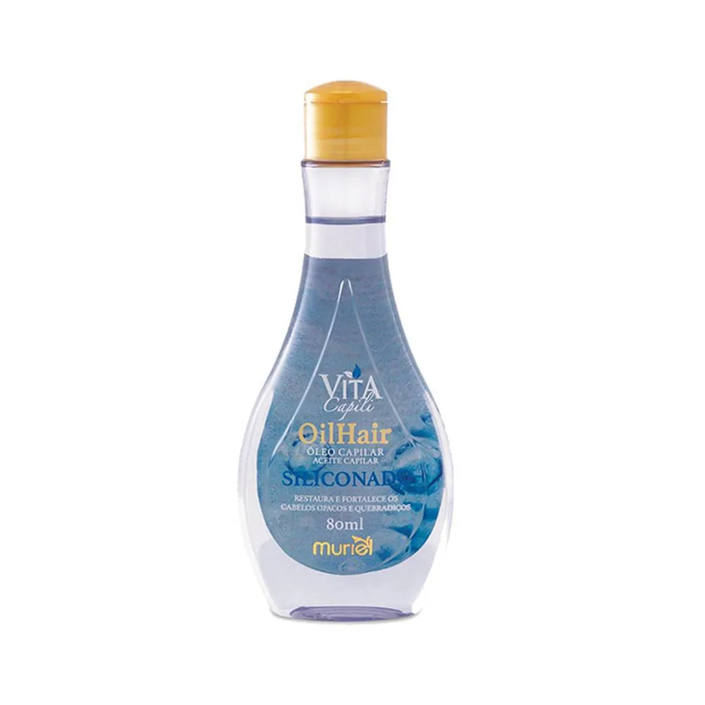 MURIEL ÓLEO MINERAL VITA CAPILI SILICONADO 80ML