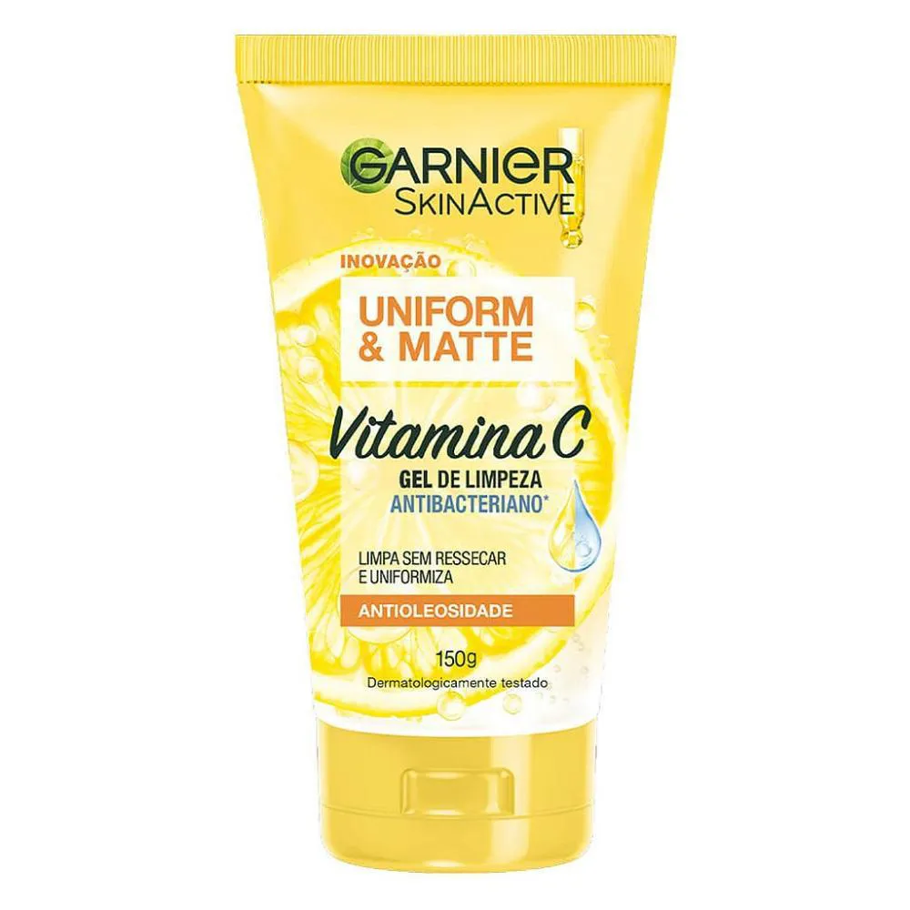 GEL DE LIMPEZA  FACIAL GARNIER ANTIOLEOSIDADE 150G  VITAMINA C