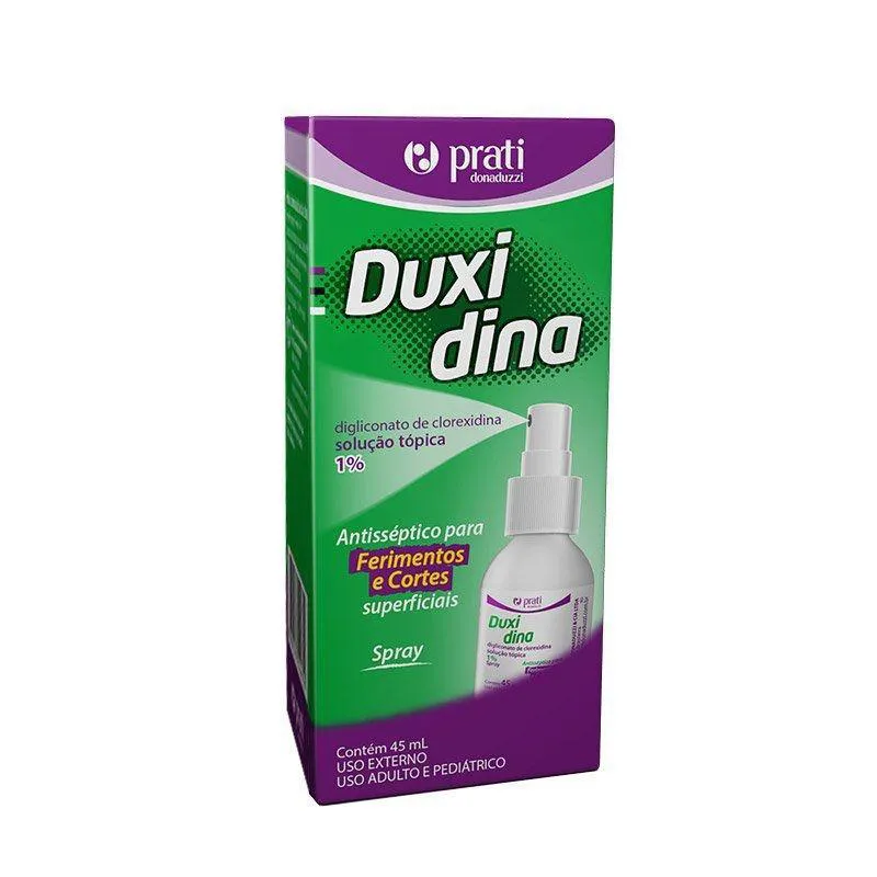 ANTISSéPTICO CLOREXIDINA - DUXIDINA SOLUçãO 45ML - PRATI