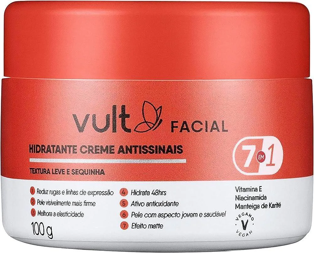 VULT CARE ANTISSINAIS CREME HIDRATANTE FACIAL 100G