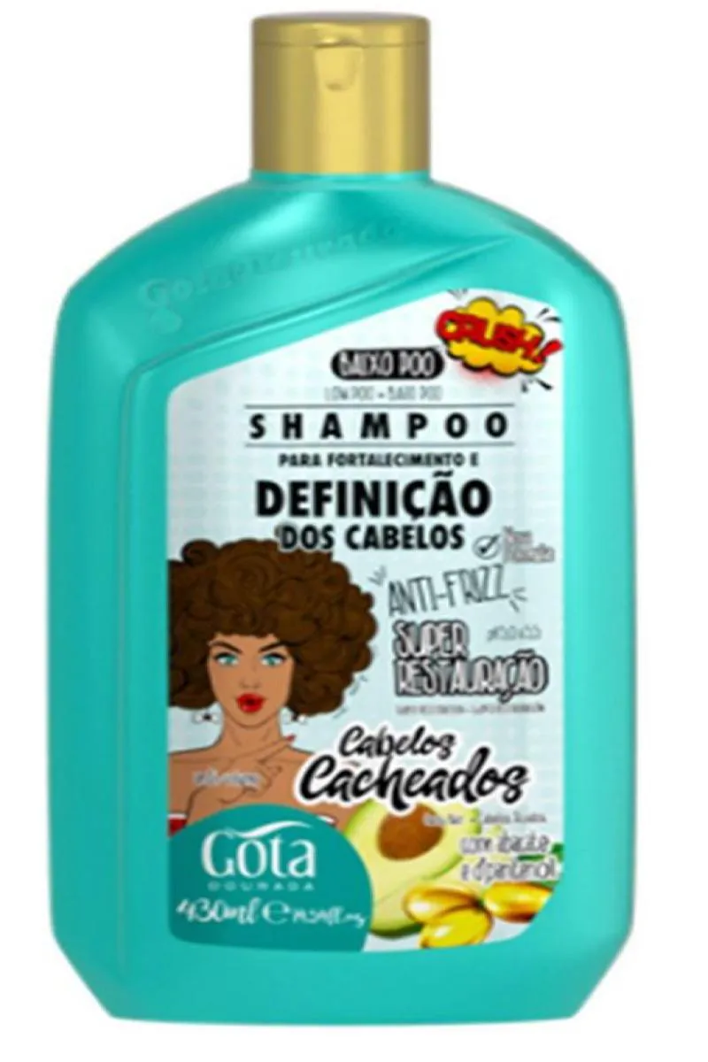 SHAMPOO GOTA DOURADA CACHEADOS ABACATE+D PANTENOL 430ML